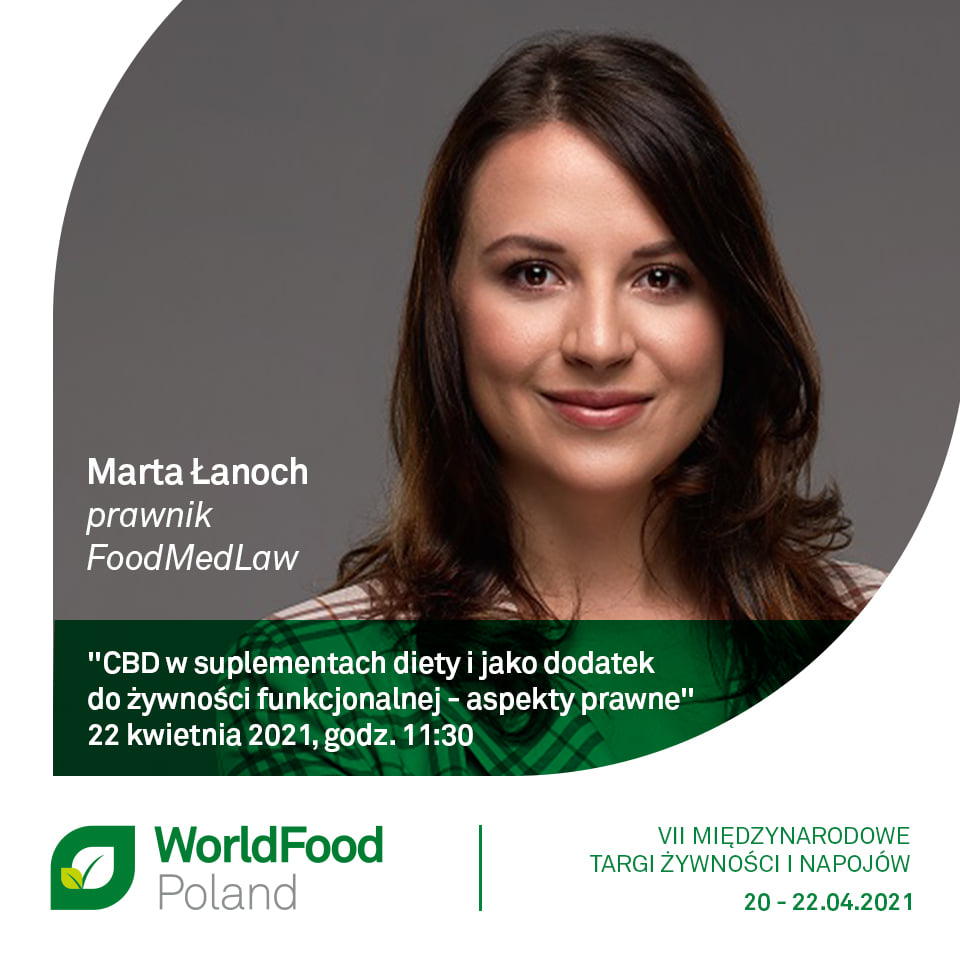Marta Łanoch na WorldFood o CBD