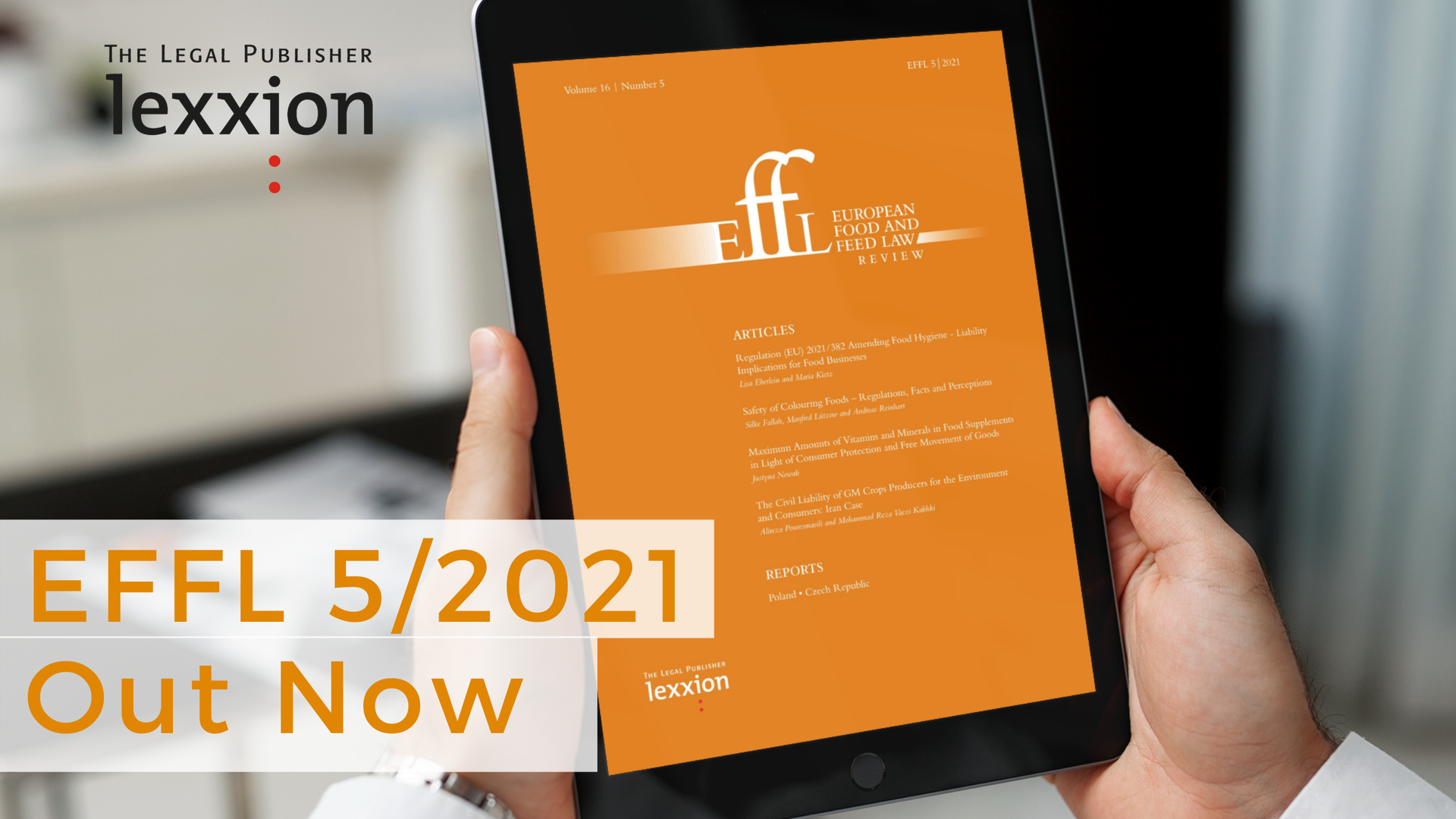 Artykuł Marty Łanoch w European Food and Feed Law Review