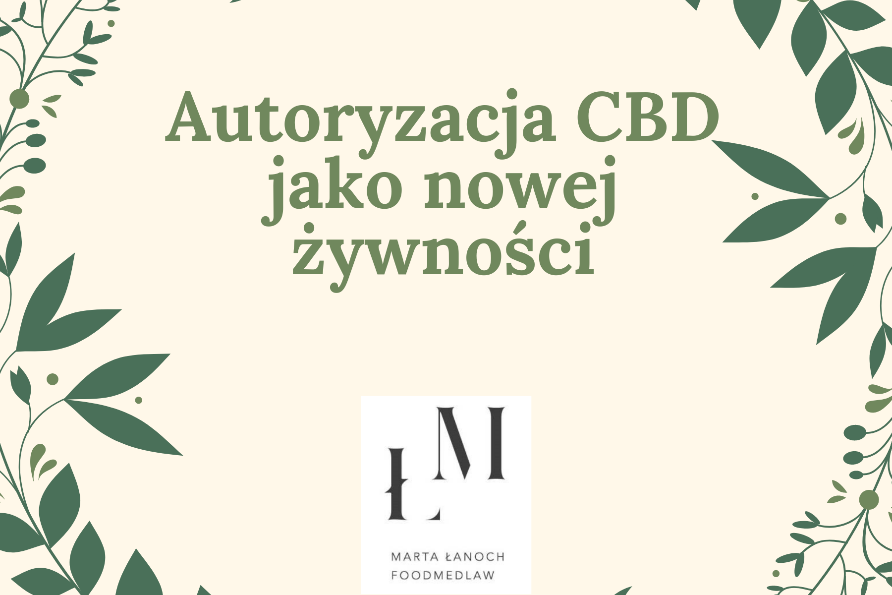 Czy zezwolenie na CBD jako nową żywność będzie dla wszystkich?