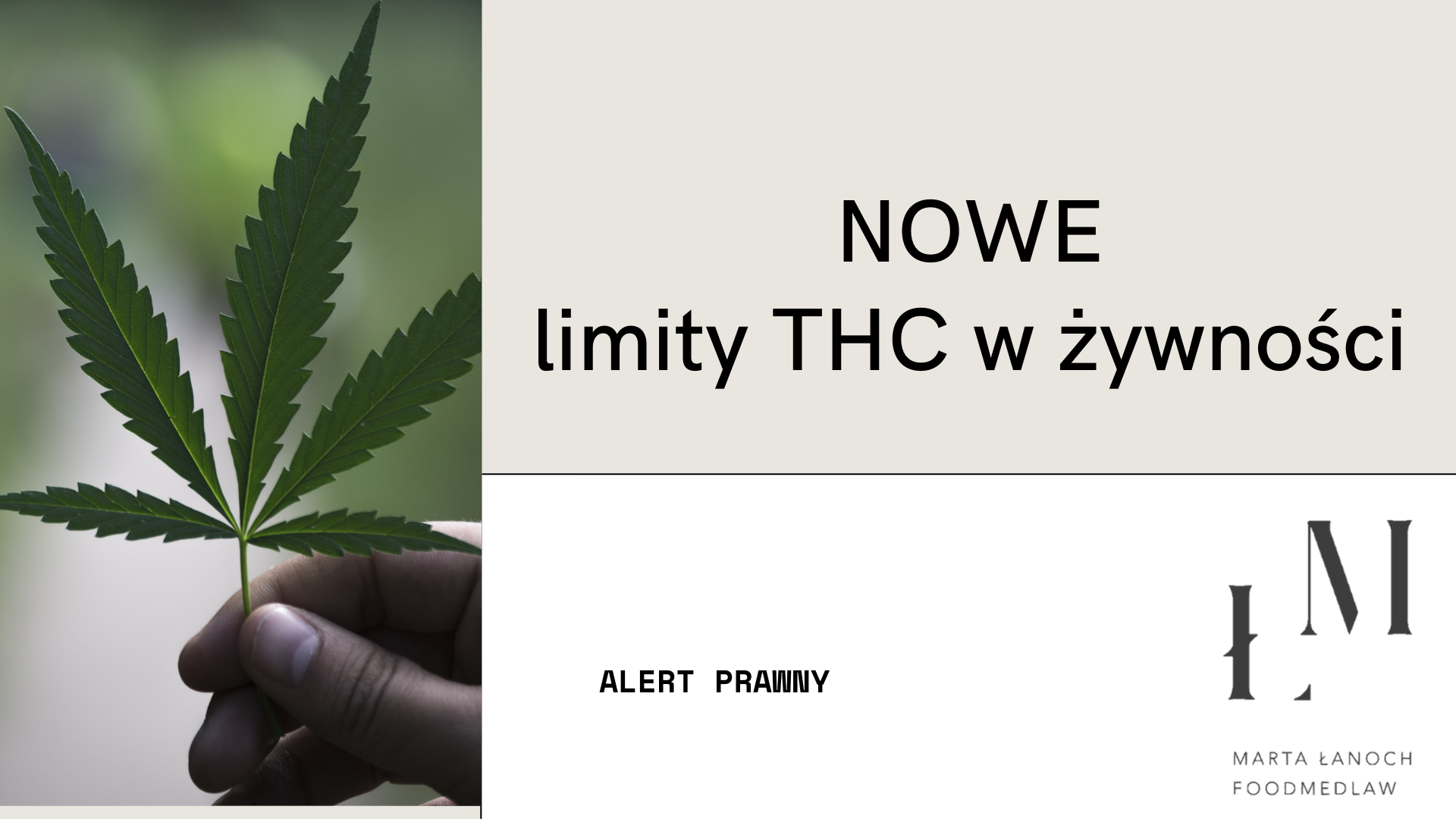 THC w środkach spożywczych co się zmieni Foodmedlaw