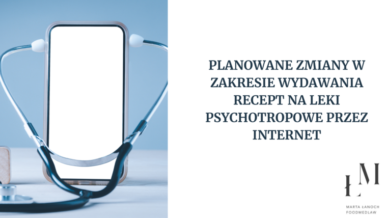 Zmiany w sprawie e-recepty na leki zawierające substancje psychotropowe