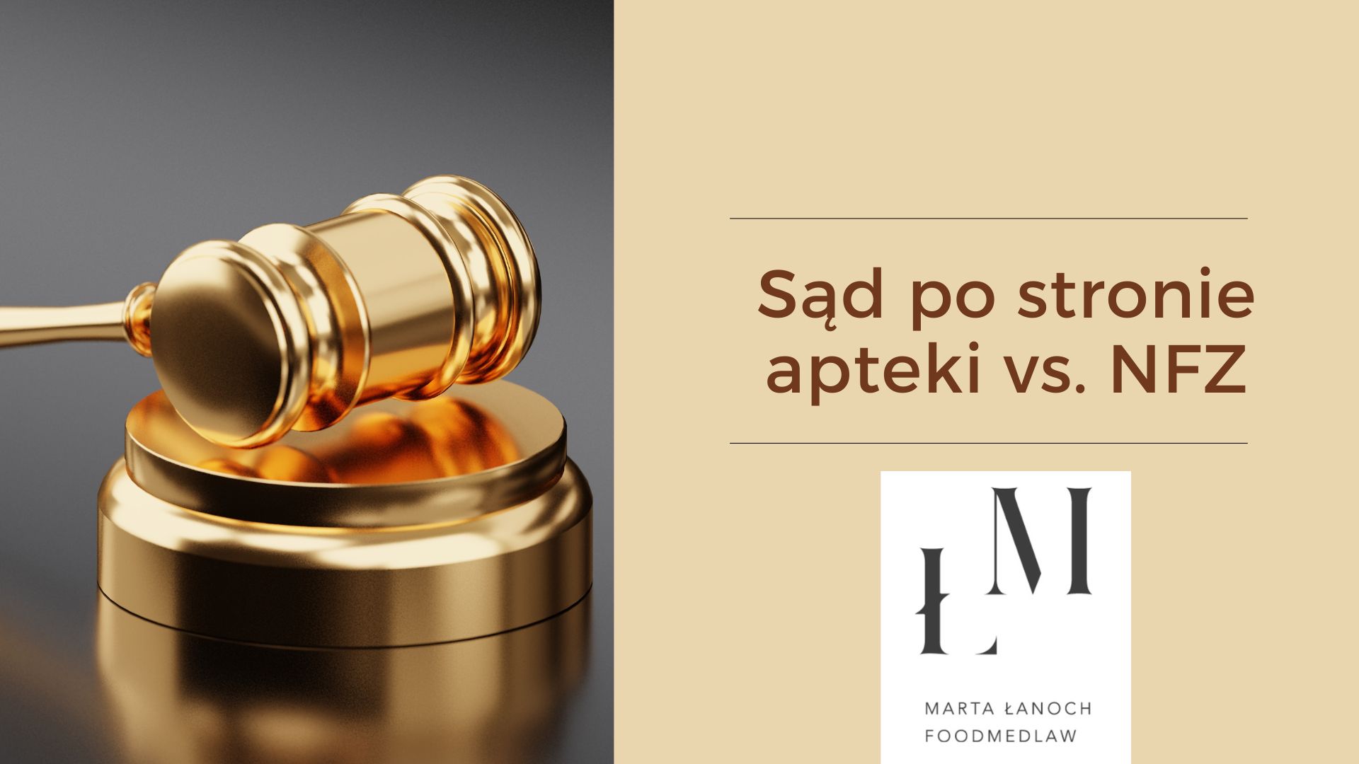 Apteka wygrywa z NFZ w sądzie