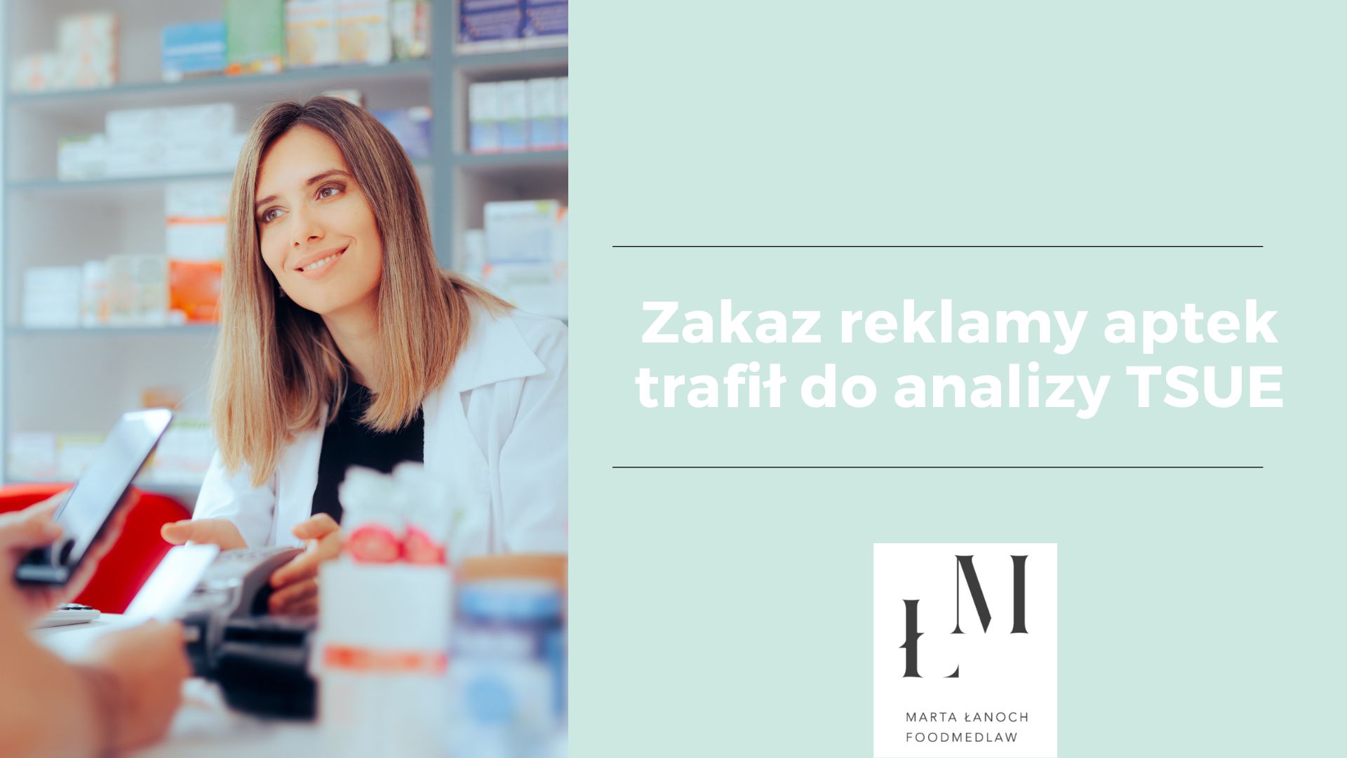 Koniec zakazu reklamy aptek?