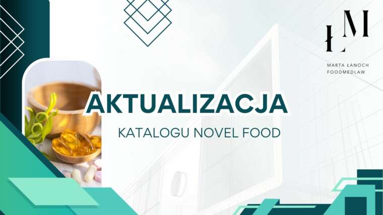 Aktualizacja katalogu novel food