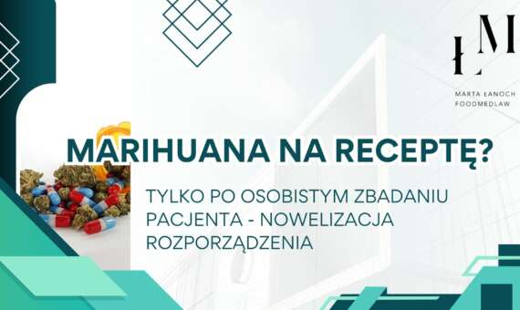 Marihuana na receptę? Tylko po osobistym zbadaniu pacjenta