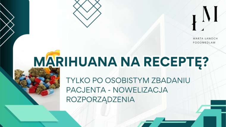 Marihuana na receptę? Tylko po osobistym zbadaniu pacjenta