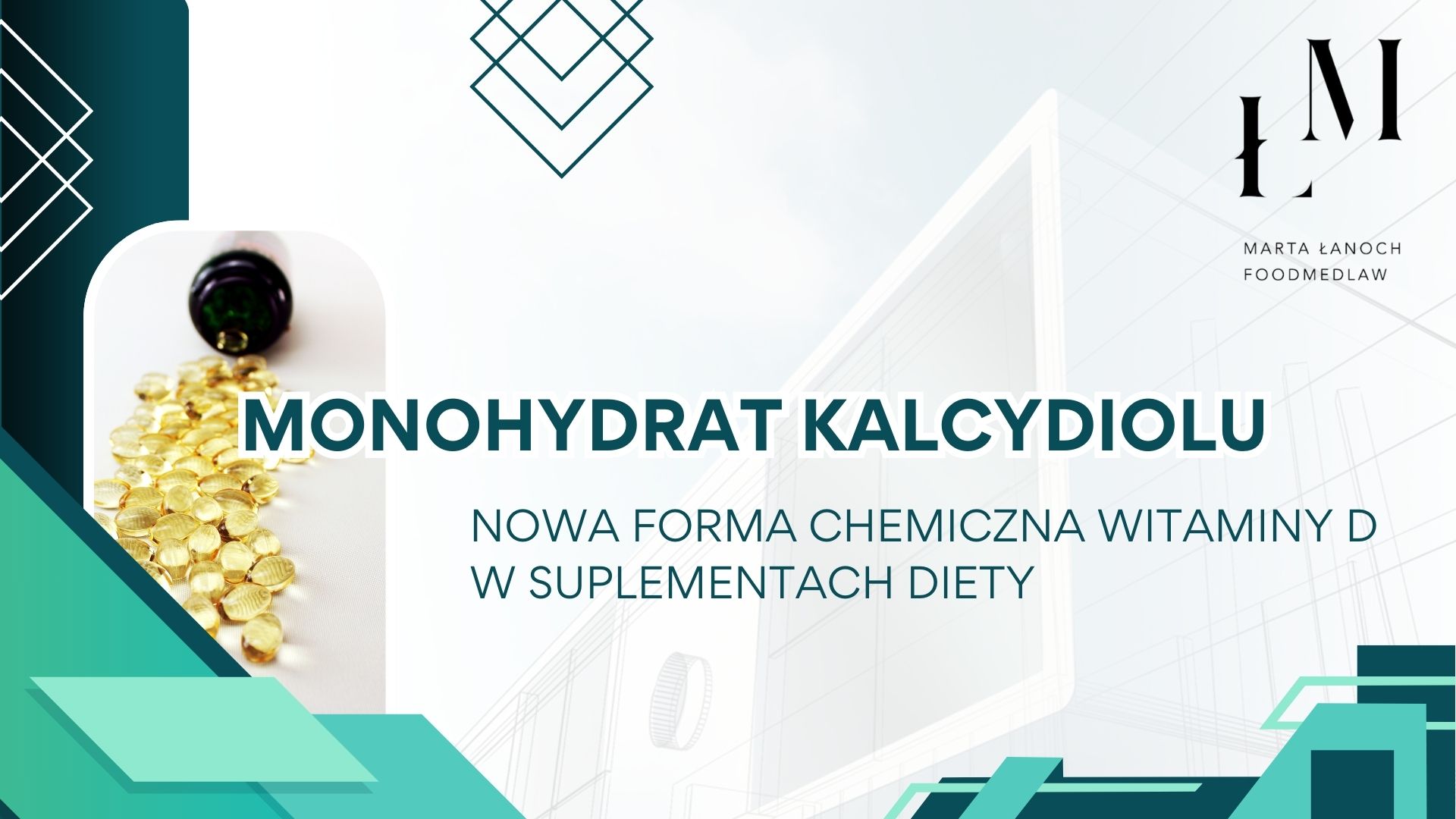 Monohydrat kalcydiolu – nowa forma chemiczna witaminy D w suplementach diety