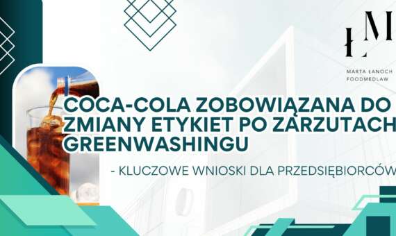 GREENWASHING POWODEM ZMIANY ETYKIET