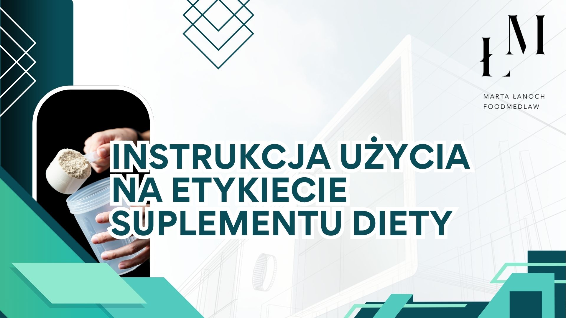 Instrukcja użycia na etykiecie suplementu diety