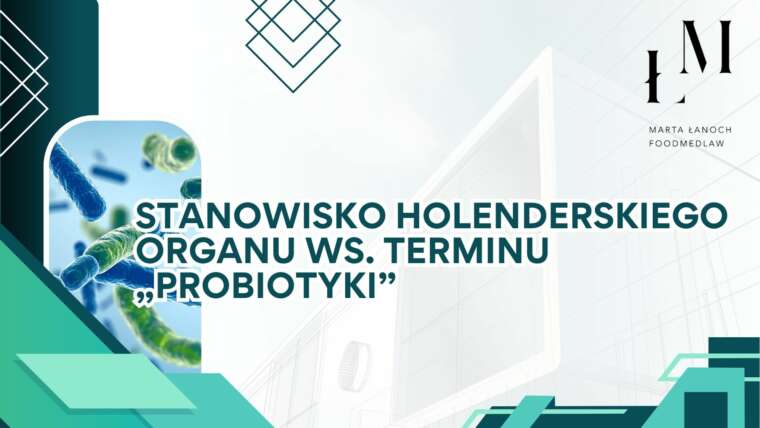 „Probiotyk” – nowe zasady w Holandii