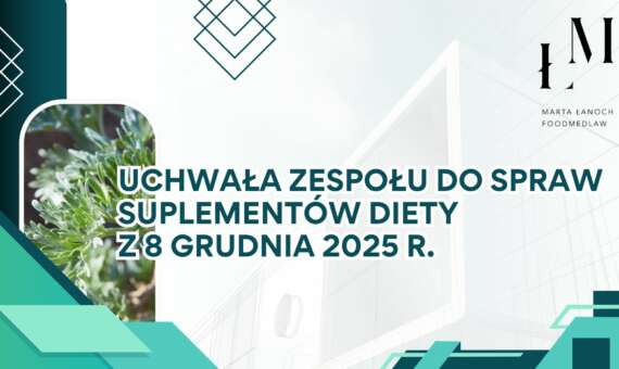 Uchwała Zespołu do Spraw Suplementów Diety z 8 grudnia 2025 r.