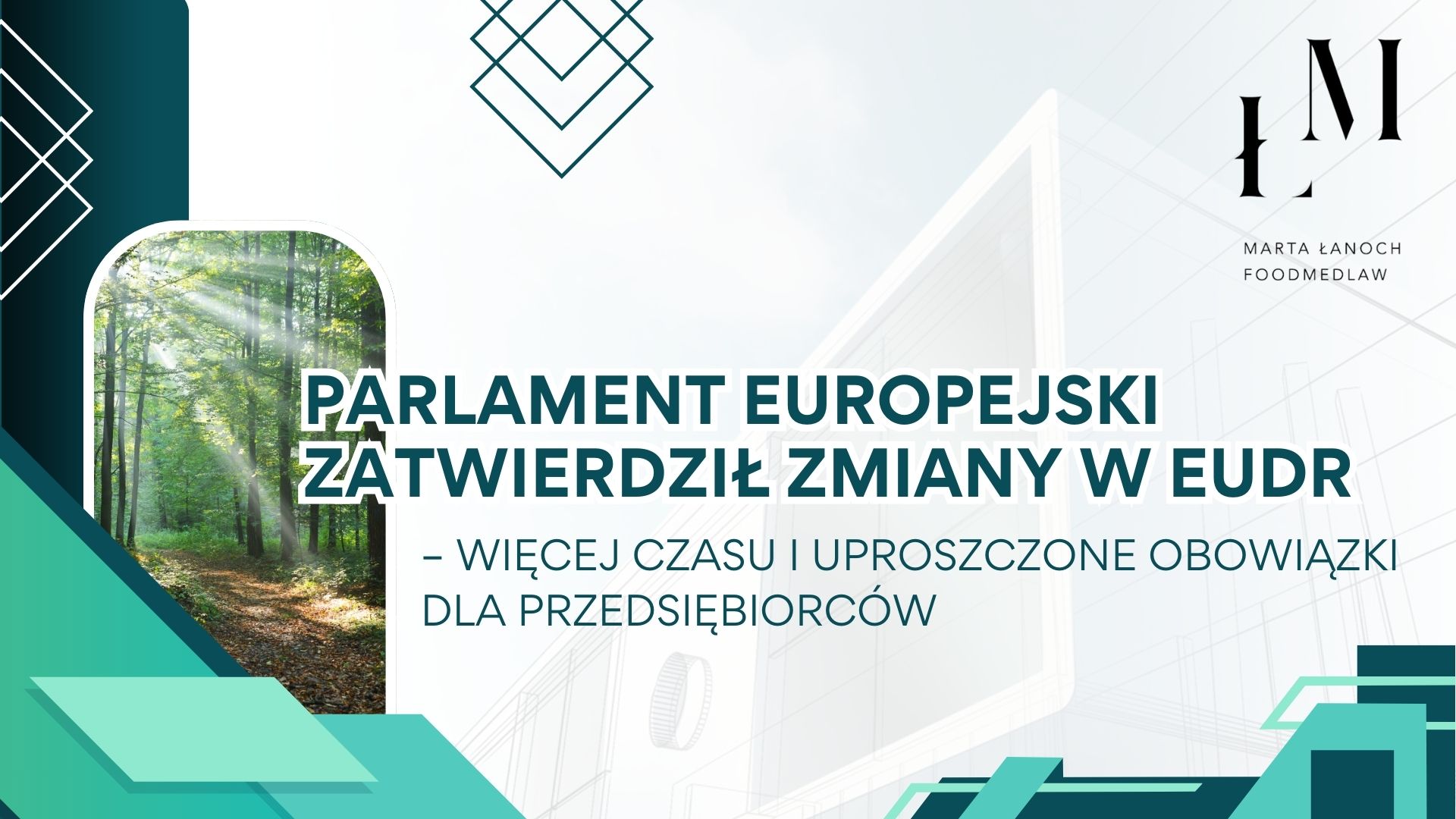 Parlament Europejski zatwierdził zmiany w EUDR – więcej czasu i uproszczone obowiązki dla przedsiębiorców