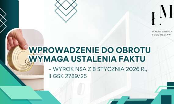 Wprowadzenie do obrotu wymaga ustalenia faktu – wyrok NSA z 8 stycznia 2026 r., II GSK 2789/25