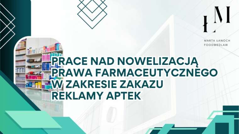 Prace nad nowelizacją Prawa Farmaceutycznego w zakresie zakazu reklamy aptek