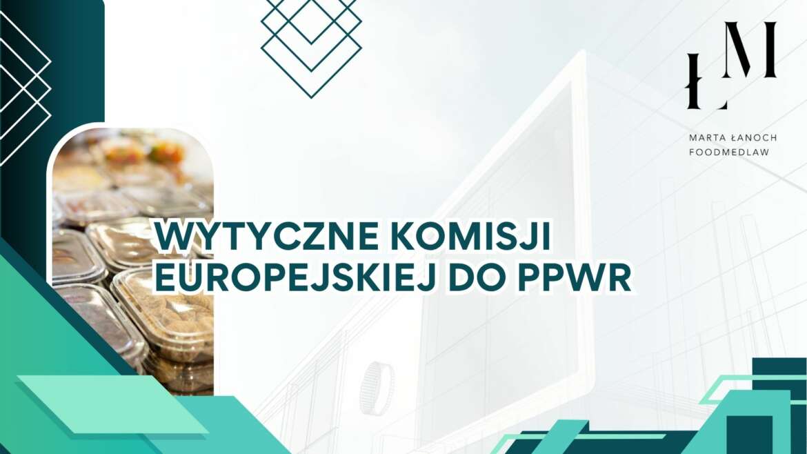 Wytyczne Komisji Europejskiej do PPWR