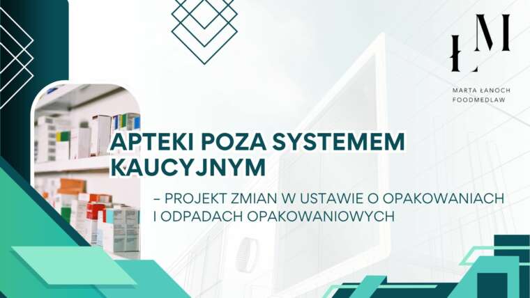Apteki poza systemem kaucyjnym. Projekt zmian w ustawie o opakowaniach i odpadach opakowaniowych