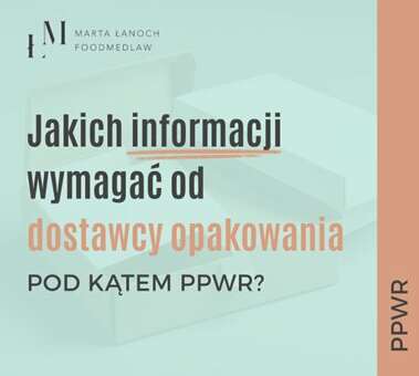 Zgodność opakowania z PPWR