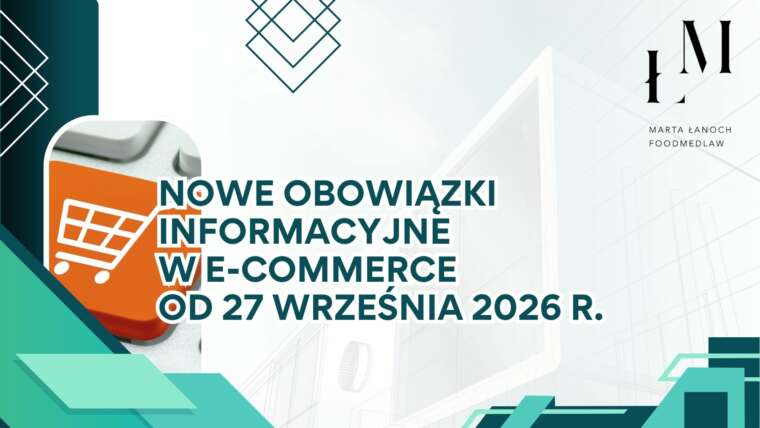 Nowe obowiązki informacyjne w e-commerce od 27 września 2026 r. 